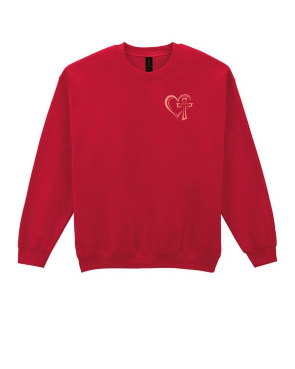 TL1430 Tshirt Hoodie Sweater SIM25 Bluza bez kaptura <br>Wiara Jezus Miłość Krzyż