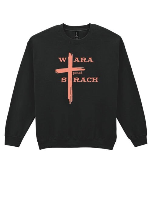 TL1431 Tshirt Hoodie Sweater SIM19 Bluza bez kaptura Jezus Krzyż Wiara ponad Strach