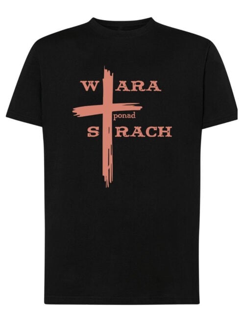 TL1431 Tshirt Hoodie Sweater SIM7 Koszulka Jezus Krzyż Wiara ponad Strach