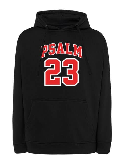 TL1433 Tshirt Hoodie Sweater SIM10 Bluza z kapturem Psalm 23 Pan jest moim Pasterzem