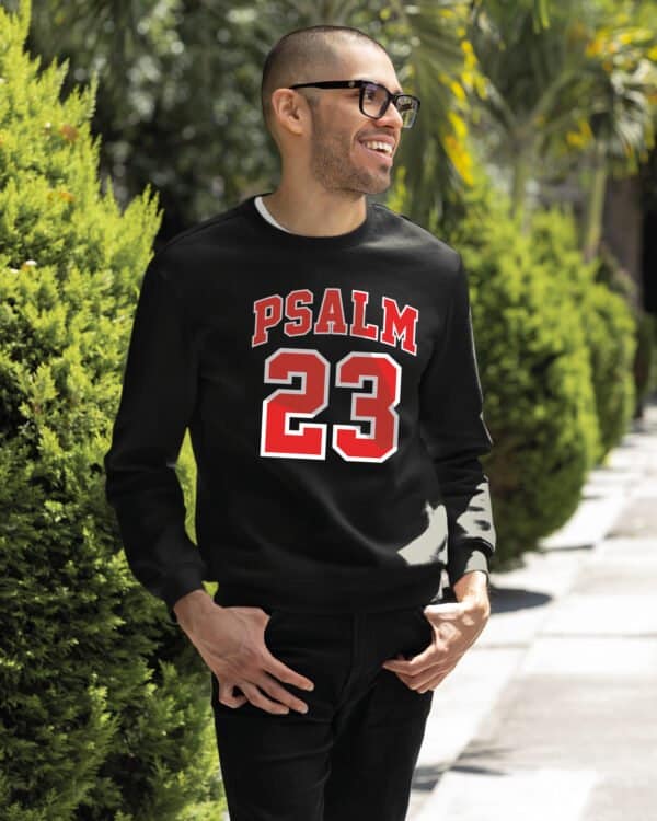 TL1433 Tshirt Hoodie Sweater SIM21 Bluza bez kaptura <br>Psalm 23 Pan jest moim Pasterzem