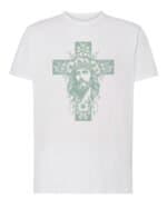 TL1436 Tshirt Hoodie Sweater SIM Koszulka Jezus Krzyż Wiara Kwiaty