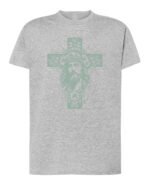 TL1436 Tshirt Hoodie Sweater SIM4 Koszulka Jezus Krzyż Wiara Kwiaty