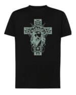 TL1436 Tshirt Hoodie Sweater SIM7 Koszulka Jezus Krzyż Wiara Kwiaty