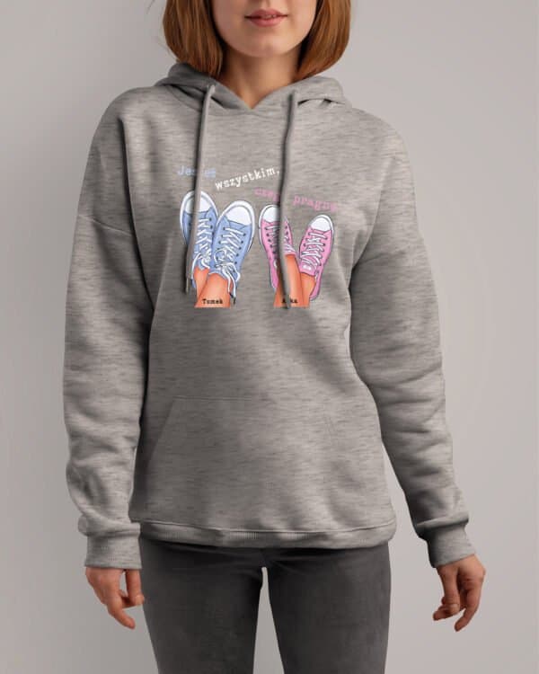 TL1437 Tshirt Hoodie Sweater SIM14 Bluza z kapturem dla Par <br>Personalizowana Walentynki Miłość