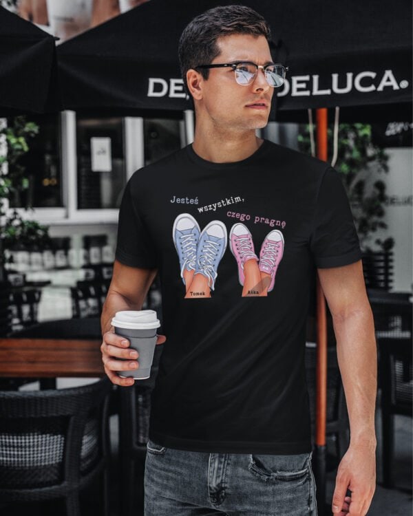 TL1437 Tshirt Hoodie Sweater SIM9 Koszulka dla Par Personalizowana Walentynki Miłość