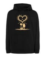 TL1438 Tshirt Hoodie Sweater SIM10 Bluza z kapturem dla Par Personalizowana Walentynki Serce