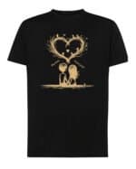 TL1438 Tshirt Hoodie Sweater SIM7 Koszulka dla Par Personalizowana Walentynki Serce