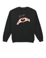 TL1439 Tshirt Hoodie Sweater SIM19 Bluza bez kaptura dla Par Personalizowana Walentynki Love You