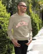 TL1439 Tshirt Hoodie Sweater SIM30 Bluza bez kaptura dla Par <br>Personalizowana Walentynki Love You