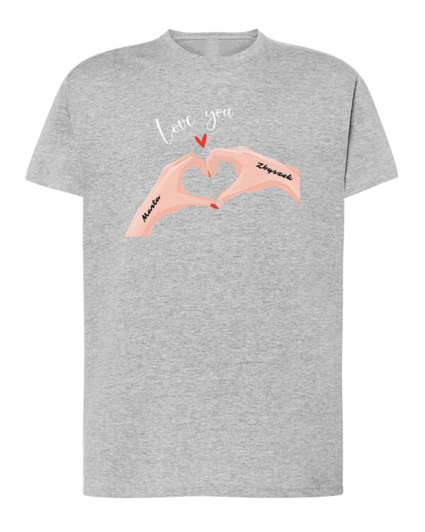 TL1439 Tshirt Hoodie Sweater SIM4 Koszulka dla Par Personalizowana Walentynki Love You