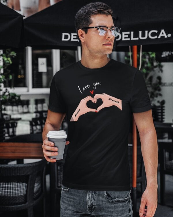 TL1439 Tshirt Hoodie Sweater SIM9 Koszulka dla Par Personalizowana Walentynki Love You