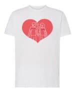 TL1440 Tshirt Hoodie Sweater SIM Koszulka dla Par Personalizowana Walentynki Minimalistyczna