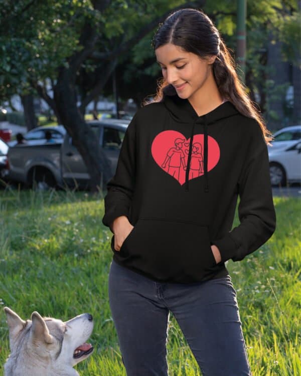 TL1440 Tshirt Hoodie Sweater SIM11 Bluza z kapturem dla Par <br>Personalizowana Walentynki Minimalistyczna