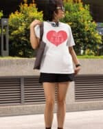 TL1440 Tshirt Hoodie Sweater SIM2 Koszulka dla Par Personalizowana Walentynki Minimalistyczna