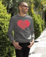 TL1440 Tshirt Hoodie Sweater SIM24 Bluza bez kaptura dla Par <br>Personalizowana Walentynki Minimalistyczna