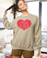 TL1440 Tshirt Hoodie Sweater SIM29 Bluza bez kaptura dla Par <br>Personalizowana Walentynki Minimalistyczna