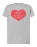 TL1440 Tshirt Hoodie Sweater SIM4 Koszulka dla Par Personalizowana Walentynki Minimalistyczna