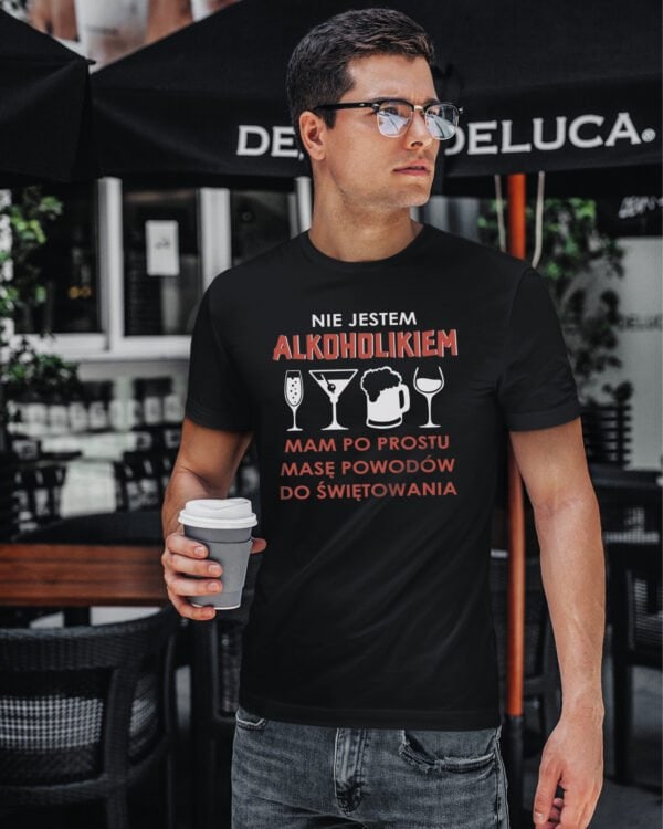 TL1443 Tshirt Hoodie Sweater SIM9 Koszulka Imprezowa Drinki Śmieszna