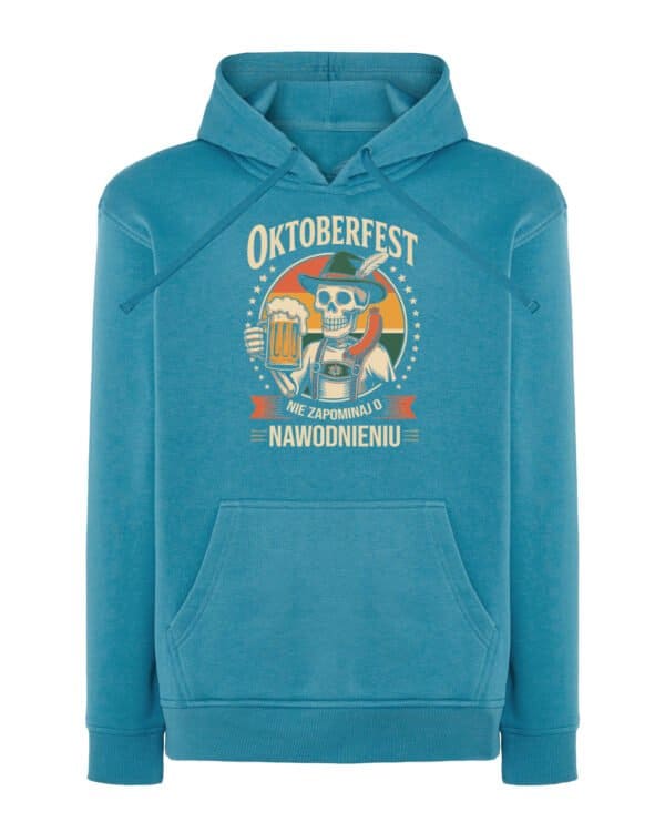 TL1444 Tshirt Hoodie Sweater SIM16 Bluza z kapturem <br>Piwo Oktoberfest Śmieszna Szkielet