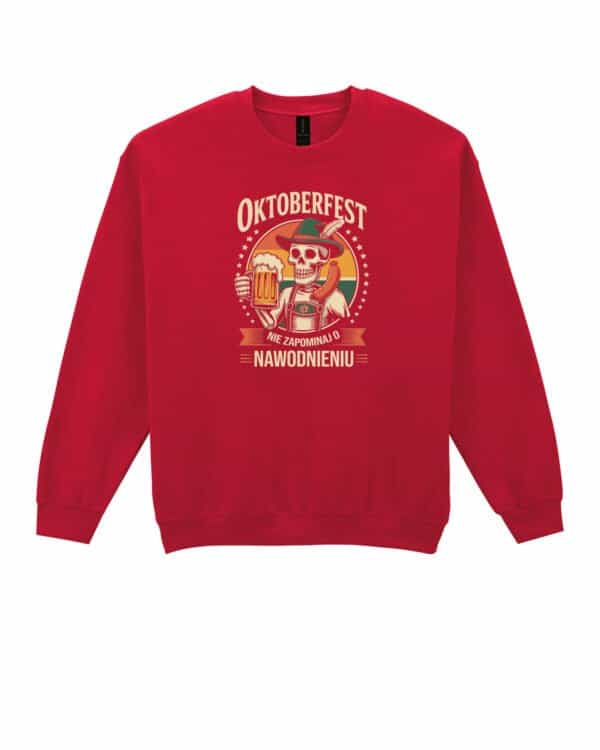 TL1444 Tshirt Hoodie Sweater SIM25 Bluza bez kaptura <br>Piwo Oktoberfest Śmieszna Szkielet