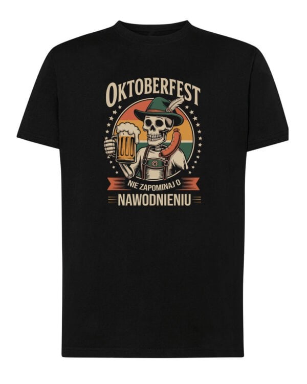 TL1444 Tshirt Hoodie Sweater SIM7 Koszulka Piwo Oktoberfest Śmieszna Szkielet