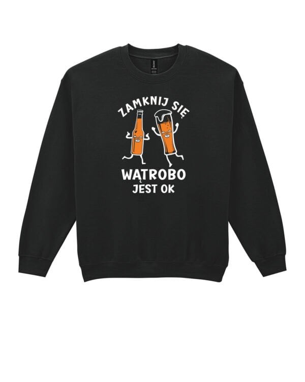 TL1446 Tshirt Hoodie Sweater SIM19 Bluza bez kaptura Impreza Drinki Śmieszne Wątroba