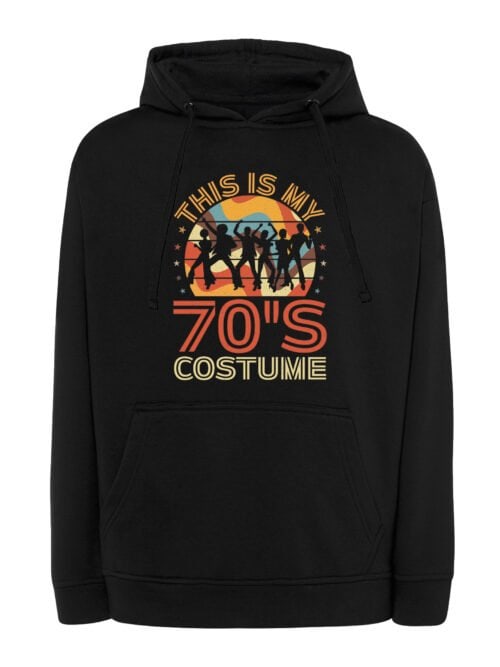 TL1447 Tshirt Hoodie Sweater SIM10 Bluza z kapturem Impreza Lata 70 Vintage Taniec