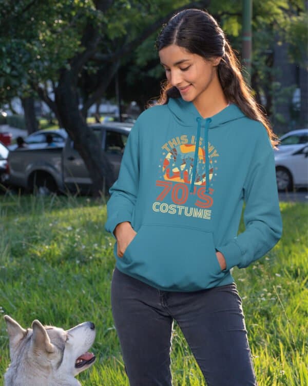 TL1447 Tshirt Hoodie Sweater SIM17 Bluza z kapturem Impreza <br>Lata 70 Vintage Taniec