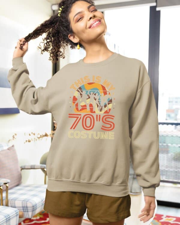 TL1447 Tshirt Hoodie Sweater SIM29 Bluza bez kaptura <br>Impreza Lata 70 Vintage Taniec