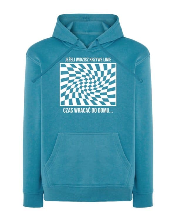 TL1454 Tshirt Hoodie Sweater SIM16 Bluza z kapturem Impreza <br>Śmieszne Krzywe Linie