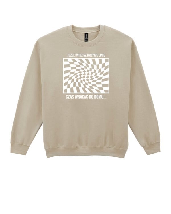 TL1454 Tshirt Hoodie Sweater SIM28 Bluza bez kaptura <br>Impreza Śmieszne Krzywe Linie
