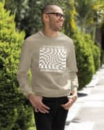 TL1454 Tshirt Hoodie Sweater SIM30 Bluza bez kaptura <br>Impreza Śmieszne Krzywe Linie