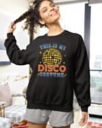 TL1455 Tshirt Hoodie Sweater SIM20 Bluza bez kaptura <br>Impreza Disco Taniec