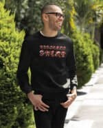 TL1456 Tshirt Hoodie Sweater SIM21 Bluza bez kaptura <br>Świąteczna Boże Narodzenie Mikołaj