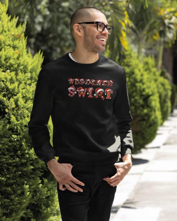 TL1456 Tshirt Hoodie Sweater SIM21 Bluza bez kaptura <br>Świąteczna Boże Narodzenie Mikołaj