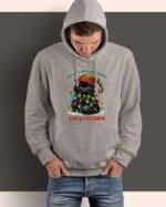 TL1457 Tshirt Hoodie Sweater SIM15 Bluza z kapturem Świąteczna <br>Boże Narodzenie Śmieszny Kot