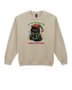 TL1457 Tshirt Hoodie Sweater SIM28 Bluza bez kaptura Świąteczna <br>Boże Narodzenie Śmieszny Kot