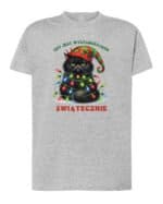 TL1457 Tshirt Hoodie Sweater SIM4 Koszulka Świąteczna Boże Narodzenie Śmieszny Kot