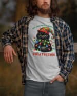 TL1457 Tshirt Hoodie Sweater SIM6 Koszulka Świąteczna Boże Narodzenie Śmieszny Kot