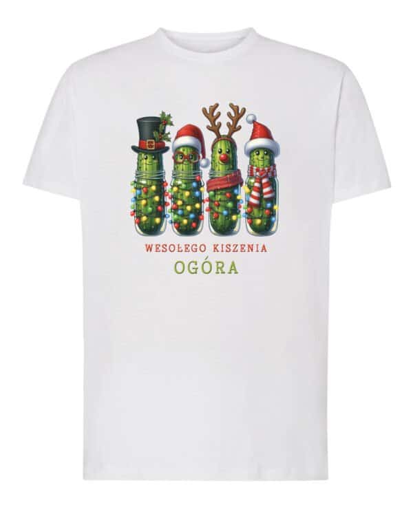 TL1458 Tshirt Hoodie Sweater SIM Koszulka Świąteczna Boże Narodzenie Śmieszna Ogórek