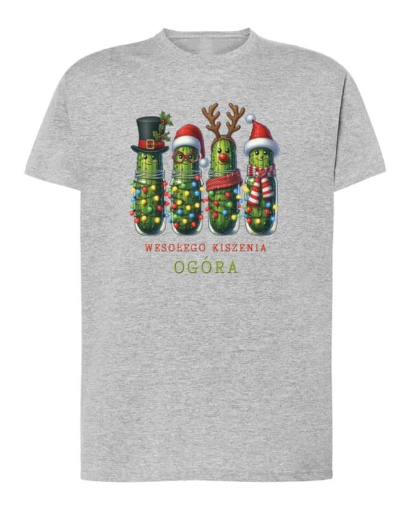 TL1458 Tshirt Hoodie Sweater SIM4 Koszulka Świąteczna Boże Narodzenie Śmieszna Ogórek