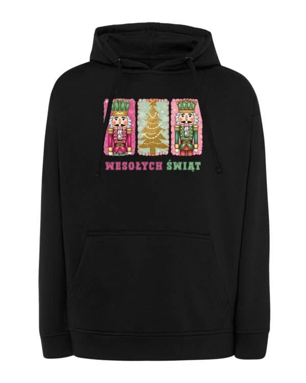 TL1459 Tshirt Hoodie Sweater SIM10 Bluza z kapturem Świąteczna Boże Narodzenie Dziadek do Orzechów