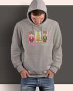 TL1459 Tshirt Hoodie Sweater SIM15 Bluza z kapturem Świąteczna <br>Boże Narodzenie Dziadek do Orzechów