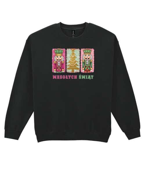 TL1459 Tshirt Hoodie Sweater SIM19 Bluza bez kaptura Świąteczna Boże Narodzenie Dziadek do Orzechów