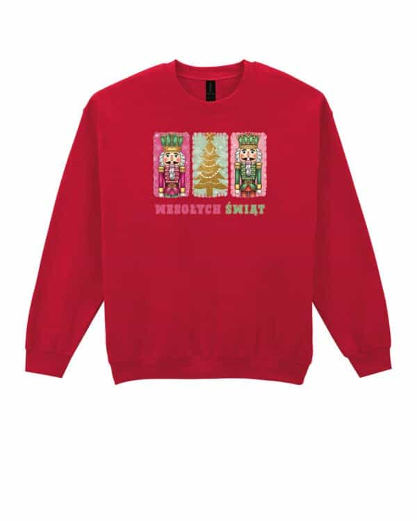 TL1459 Tshirt Hoodie Sweater SIM25 Bluza bez kaptura Świąteczna <br>Boże Narodzenie Dziadek do Orzechów