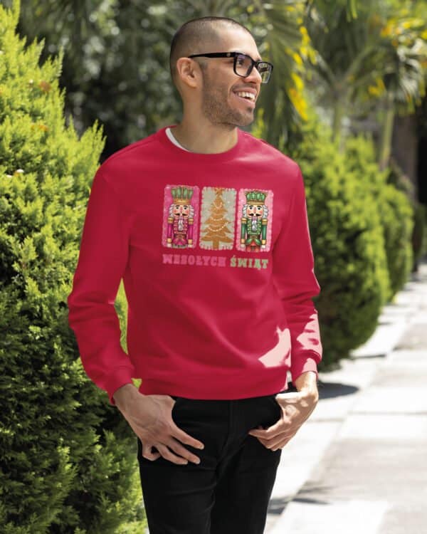 TL1459 Tshirt Hoodie Sweater SIM27 Bluza bez kaptura Świąteczna <br>Boże Narodzenie Dziadek do Orzechów