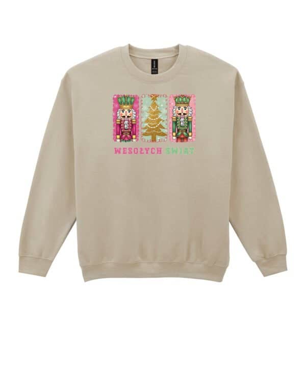 TL1459 Tshirt Hoodie Sweater SIM28 Bluza bez kaptura Świąteczna <br>Boże Narodzenie Dziadek do Orzechów