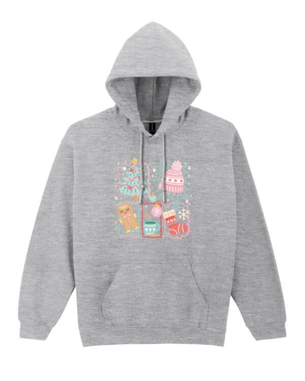 TL1460 Tshirt Hoodie Sweater SIM13 Bluza z kapturem Świąteczna <br>Boże Narodzenie Rysunkowy Styl