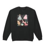 TL1460 Tshirt Hoodie Sweater SIM19 Bluza bez kaptura Świąteczna Boże Narodzenie Rysunkowy Styl